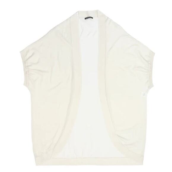 Kathryn McCarron Ivory Riviera Paper Thin Cashmere Wrap One Size - Picture 10 of 11